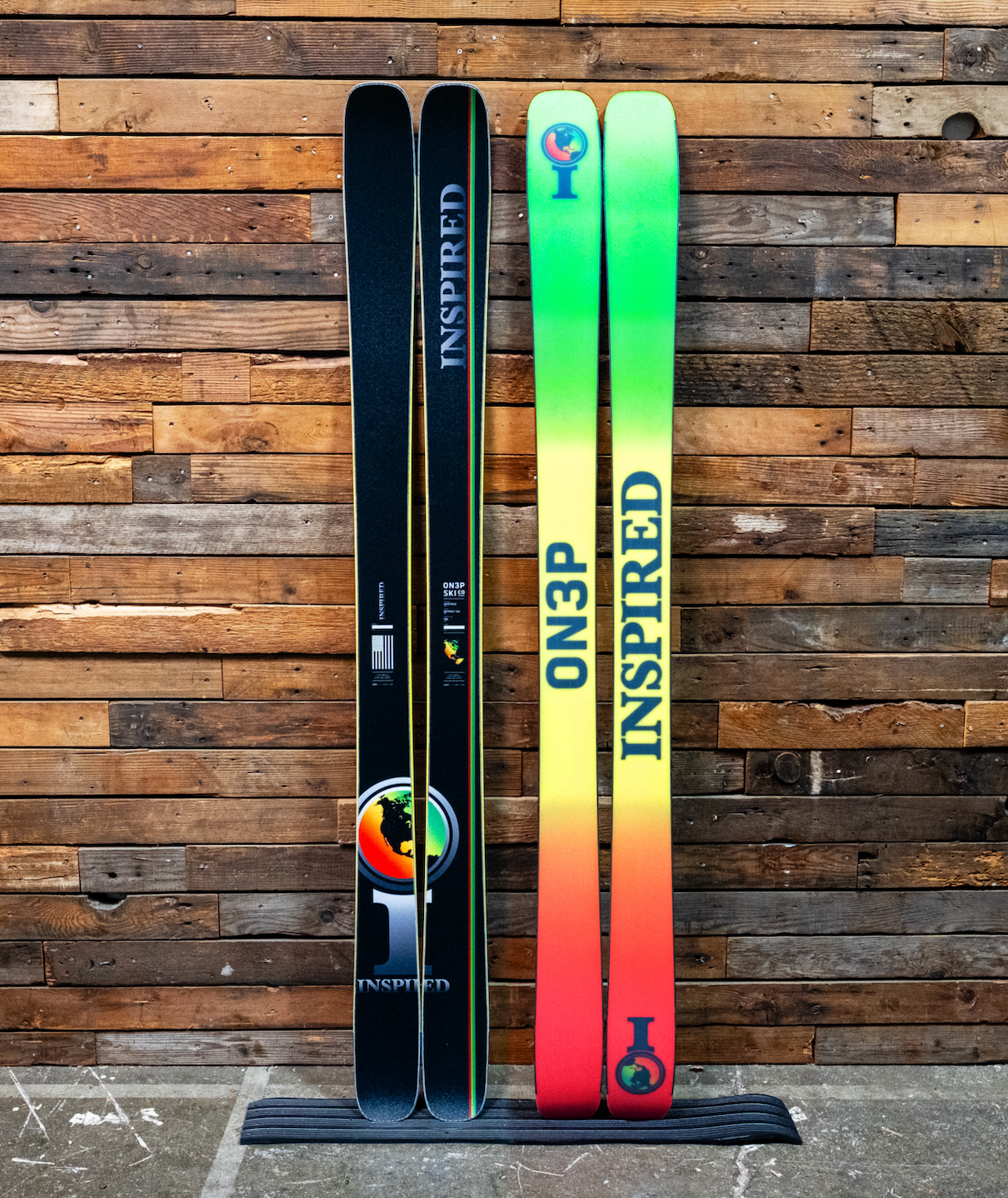 INSPIRED x ON3P Snow Skis